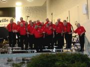Singing at the Naperville Band Shell