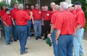 Singing at the Kane County Cougars 2